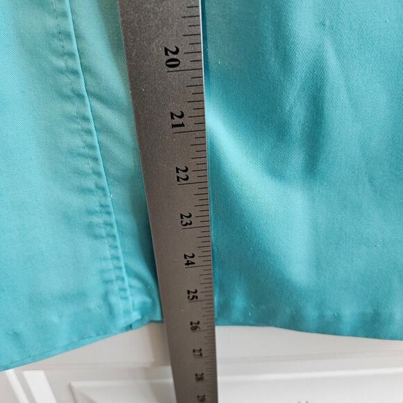 Vintage 70s Skirt Womens Size Large Blue Midi Preppy ALine Retro Coquette - Picture 5 of 8